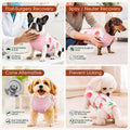 Kuoser Recovery Suit for Dogs Cats, Soft Dog Surgery Suit Female Male Spay