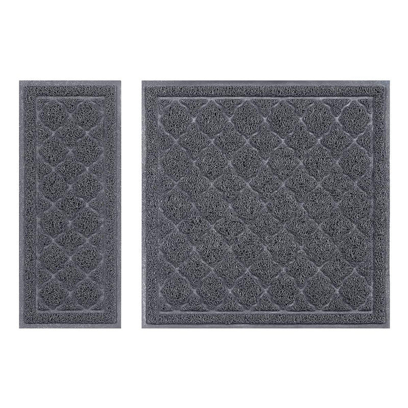unipaws Cat Litter Trapping Mat, Litter Box Scatter Control Pad, Litter Free Floors and Urine Waterproof, Gentle on Paws, No Phthalate