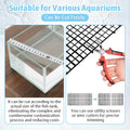 Hamiledyi Plastic Aquarium Divider with Clips Grid Panel Aquarium Lid Hood Fish Tank Divider Filter Bottom Isolation Pan