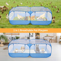Jhua Small Animal Playpen Pet Cage Tent Large Chicken Run Coop 73"x36"x25"