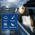 Nanaki Thunderstorm-Breathable Ear Wrap For Dogs Swimming,Water Protection Soft Dog Ear Muffs Noise Protection For Firew