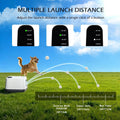 Automatic Dog Ball Launcher, Auto & Manual Dual Mode Dog Ball Thrower, Interactive Dog Toy for Boredom & Brain Stimulati