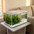 Aquarium Canop Polycarbonate 15.37 x 7.63 x 0.24 for 5/10 Gallon Without Center Brace Aquariums Cover Aquarium Lid，Clear