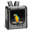GRLEAYIE Bird Carrier Bag Bird Travel Cage with Stand, Lightweight Backpack for Parrot, Large Portable Bird Travel Bag, Pet Transparent Breathable Travel Cage