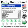 BARK&SPARK Dog Allergy Relief Soft Chews for Skin Health & Seasonal Allergies - Anti-Itch Supplement w/Omega-3, Quercetin & Bromelain Immune Treats for Dry Skin & Hot Spots - BBQ Chicken - 60ct