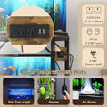 Heybly 10-20 Gal Fish Tank Stand with Drawer, Power Outlet,200lbs HAS003SSR