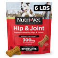 Nutri-Vet Hip & Joint Biscuits for Dogs, Dog Hip & Joint Supplement, Functional Treat, Large Sized Biscuit, 300mg of Glucosamine, 6 lb Bag