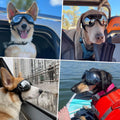 Dog Goggles Large Breeds, Large Dog Sunglasses Eye Protection, Windproof Goggles for Medium Large Dogs Riding Biking Dri