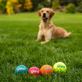 Outward Hound Squeaker Ballz Tennis Ball Dog Toy, Medium, 2.5", 4‑Pack