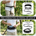 Hands Free Dog Leash with Waist Pack Bungee for Running