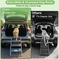 Dog Stairs for Large Dogs Extra Wide 20",Foldable Dog Ramp for Car