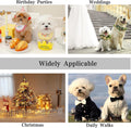 Dog Dress,Pet Wedding Dress Princess Formal Tutu Skirt with Bowknot,Puppy Birthday Party Outfit Apparel Girl for Small D