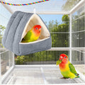 Large Winter Warm Bird House and Bird Bed for Cage with Soft Plush Hanging Hammock & Hut Tent, Hideaway Sleeping Nest fo
