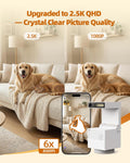 Genie S 2.5K Pet/Dog/Cat Camera, No Subscription Required, Built-in 32GB Storage, Phone APP, 2-Way Audio, 350° Pan&Tilt,