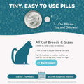 Cat Eye Infection & Vision Care Support, Holistic Vision Support for Cats & Kittens, Soothes Eye Infections, Conjunctivitis, Swelling, and Discharge, Easy to Use, 400 Odorless, Tasteless Pills