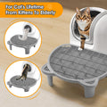 Litter Catching Step for Cat Litter Box, Litter Trap Stool for Automatic Litter Box Self Cleaning, Litter Collection Stairs, Litter Catcher Ramp for Old Geriatric Senior Cat or Kitten