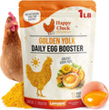 Golden Yolk Daily Egg Booster for Chickens - 1 LB Whole-Food Chicken Vitamins and Supplements - 13 Herbs with Marigold L