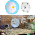 Strong Magnetic Hamster Wheel 7 Inch, Ultra Quiet Exercise Wheel for Glass Tanks and Acrylic Cages, No-Drill Cage Mount 