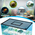 Fish Tank Lid Magnetic Aquarium Net Cover with Feeding Window 5-50 Gallon Aquarium Lid Anti-Jumping Net for Fish 11.8 FT