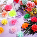 WILLBOND 30 Pcs Dog Collar Flowers Bulk Dog Collar Charms Pet Flower Bow Ties for Cat Puppy Grooming Accessories, 30 Colors
