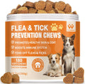 Flea and Tick Prevention for Dogs Chewables - Natural Dog Flea and Tick Treatment Chewable - Oral Flea Supplement for Do