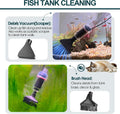 hygger Electric Aquarium Gravel Cleaner, 528GPH Fish Tank Vacuum, 5-in-1 Automatic Sand Washer Water Changer Cleaning Ki