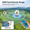 Smallest No Shock Dog Training Collar, Lightest Vibrating Dog Collar with Remote, Vibration Collar for Small Dogs 5-15lb