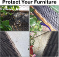 Fhiny 8"×16" Cat Deterrent Mat,12 Pack Cat Scat Mat with Spike Cat Repellent for Kitten Coverage Digging Deterrent Training Network for Animals (12 Pack/8"×16")