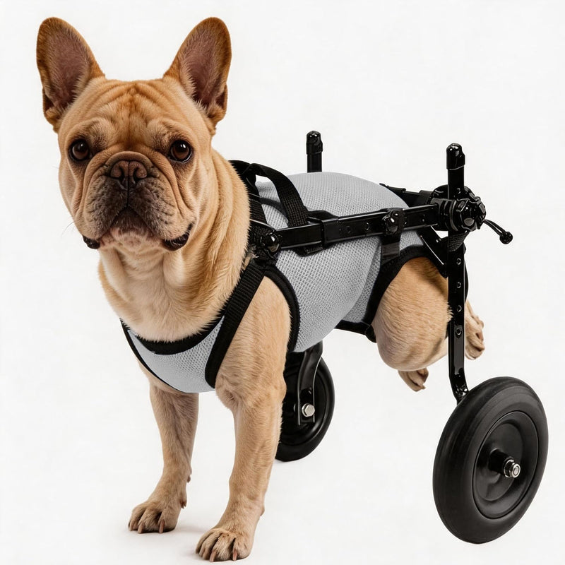 Rear Wheels Mobility Aid Cart Dog Wheelchair for Back Legs, M