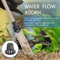 hygger Small Gravel Vacuum for Aquarium, Manual 80GPH Aquarium Gravel Cleaner Low Water Level Water Changer Fish Tank Cl