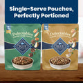 Blue Buffalo Delectables Variety Pack Natural Wet Dog Food Topper (Savory Lamb & Tender Turkey) Tender Cuts in Gravy with Natural Ingredients, Vitamins & Minerals, 3-oz. Each (12 Pouches)