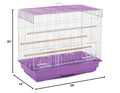 Prevue Pet Products SP1804-3 Flight Cage, Lilac/White,26" L x 14" W x 22 1/4" H