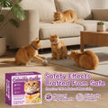Calming Collar for Cats, 4 Packs Adjustable Calming Cat Collar with Pheromone Scent, with Yellow Gold Pendants, 120 Days Calm Relief for Anxious Cats, 15 Inch, Purple