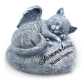 Orchid Valley Sleeping Cat Garden Statue - Pet Memorial Stone - Grave Marker - Beautifully Packaged Memorial Gift, Headstones for Cats or Thoughtful Sympathy Gift