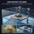 Upgraded Adjustable Hanging Turtle Basking Platform, ABS Material with Reinforced Ramp, Non-Slip Dock for Aquatic Turtle
