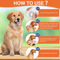 4 Pack Flea and Tick Collar for Dogs - 25" Adjustable Collar Fits Dogs, Long-Lasting 24-Month Protection for Small, Medi
