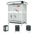 Large Bird Cage Cover - 600D Cage Covers for Night, Good Night Bird Cage Cover for Large Birdcage,Indoors or Outdoors (M)