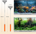 FZONE Algae Scraper, Adjustable 19-26 Inch Aquarium Cleaner with Blades