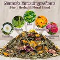 RAINFLOW 6oz Dried Dandelion Forage - Natural Herb Blend for Small Pets