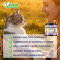 Taurine for Cats Vitamins Treats, 15 in 1 Multivitamin 500 Crunchy & Creamy