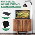 MECESOR Reptile Lamp Stand Adjustable Height 15.7-73.6inch with 360°Adjustable Swing Arm Heat Lamp Stand Plant Floor Lig