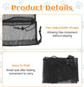 1 Pack Foxtail Mask for Dogs, Breathable Mesh Foxtail Protection for Dogs, Adjustable Elastic Soft Dog Head Cover, Anti-
