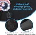 46" x 60" x 0.23" Dog Crate Mat, Extra Large Size, Non-Slip and Waterproof, Washable, Reusable, Can Be Cutting to the Appropriate Aize, Protects Floors, Soft and Absorbent Surface, Rubber Bottom