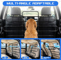 Dog Car Barrier for SUVs, Heavy Duty Pet Barrier Follow Seat Movement