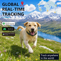 GPS Tracker for Dogs, Dog GPS Tracker, Pet Location Tracker with Collar, Real-Time Tracking, No Monthly Fee or Subscript