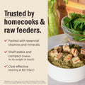 The Honest Kitchen Human Grade Wholemade™ Dehydrated Grain Free Fruit & Veggie Base Mix Dog Food (Just Add Protein), 7 lb Box