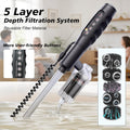 AKKEE Aquarium Vacuum Gravel Cleaner Handle Control, 8 in 1 Multifunctional 36W Electric Fish Tank Cleaner Vacuum for Au