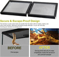 Terrarium Screen Cover Reptile Tank ScreenTop Lid for 10 Gallon Aquarium