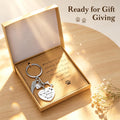 Pet Memorial Gifts for Dogs, Keepsakes Sympathy Remembrance Keychain, Pet Loss Paw Print Charm Key Ring Remembrances for