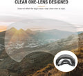 Clear Dog Goggles for Large Dogs, Anti-UV Dog Sunglasses for Medium to Large Breed, Pet Eye Protection for Driving Ridin